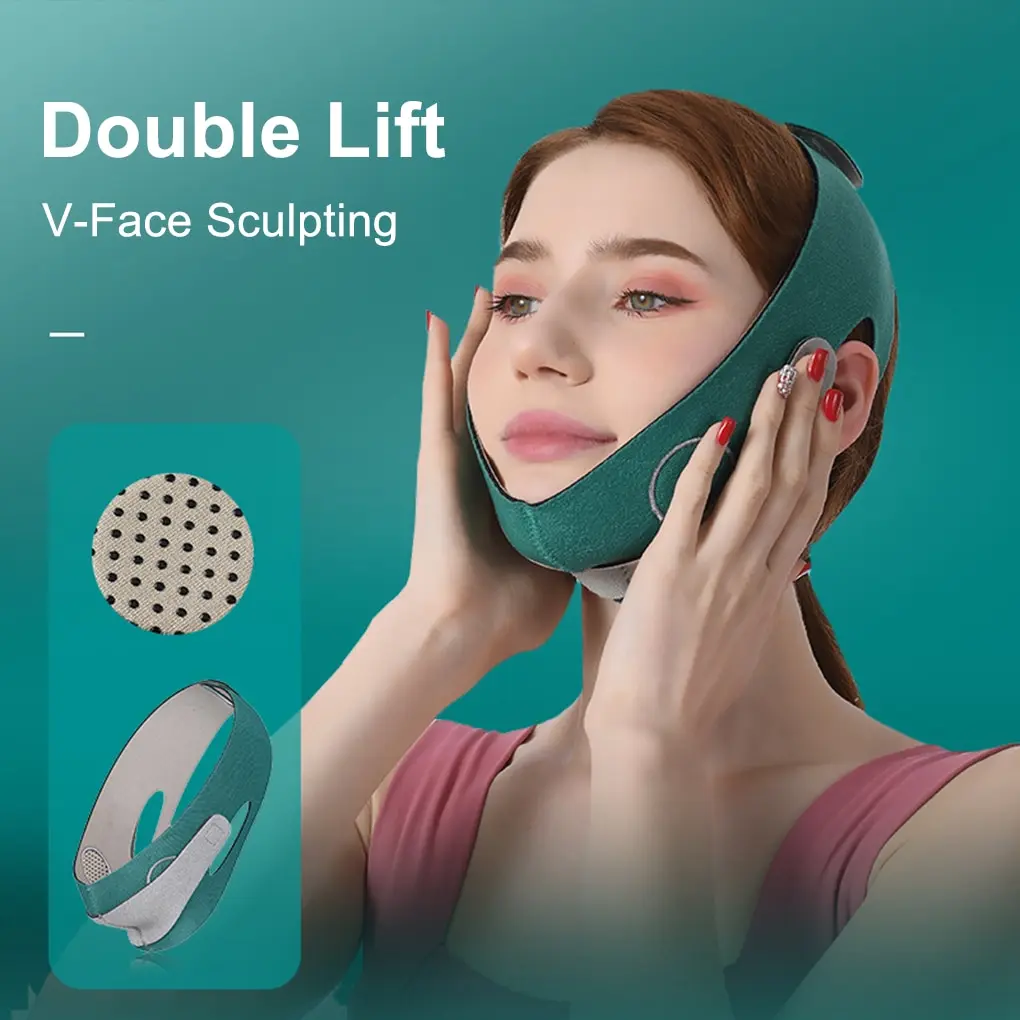 Elastic V Line Face Slimming Bandage Face Shaper Women Chin Cheek Lift Up Belt Facial Massage Strap Face Skin Care Beauty Tools