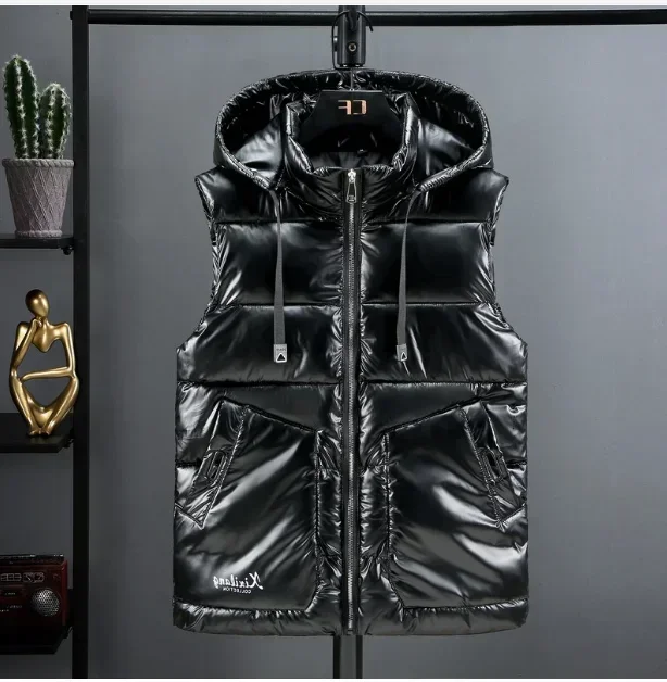 Мужской жилет на осень и зиму яркое пальто пуховой хлопковый теплый трендовая