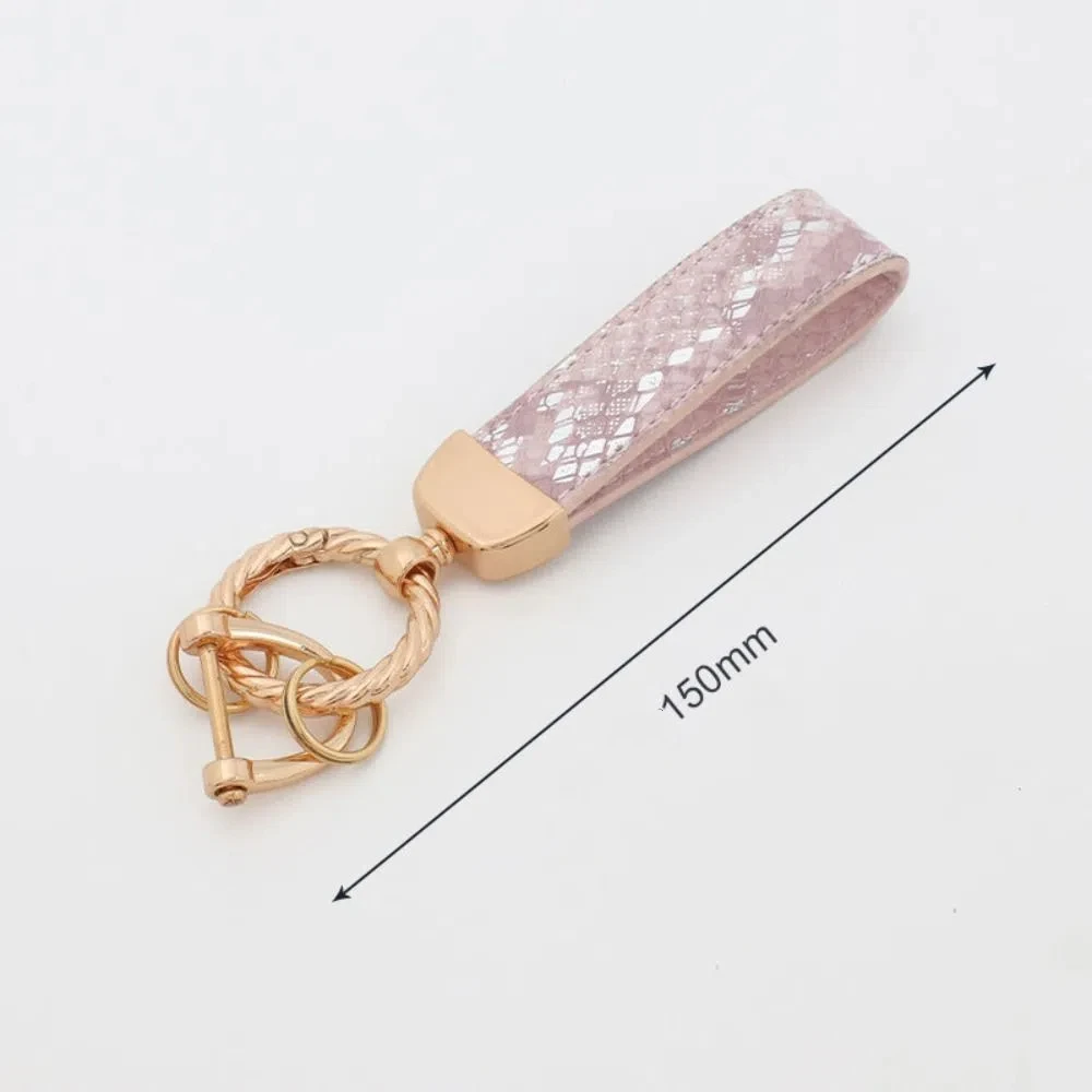 Роскошный брелок из натуральной кожи с резьбой и пряжкой индивидуальный кожаный