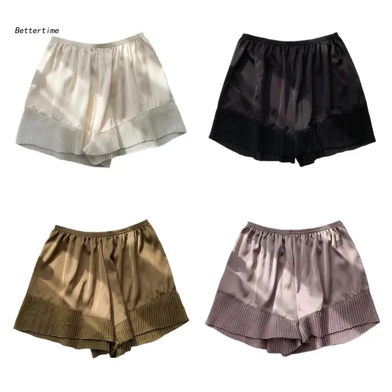 

B36D свободные защитные брюки, женские летние домашние защитные брюки, женское нижнее белье с эластичной талией