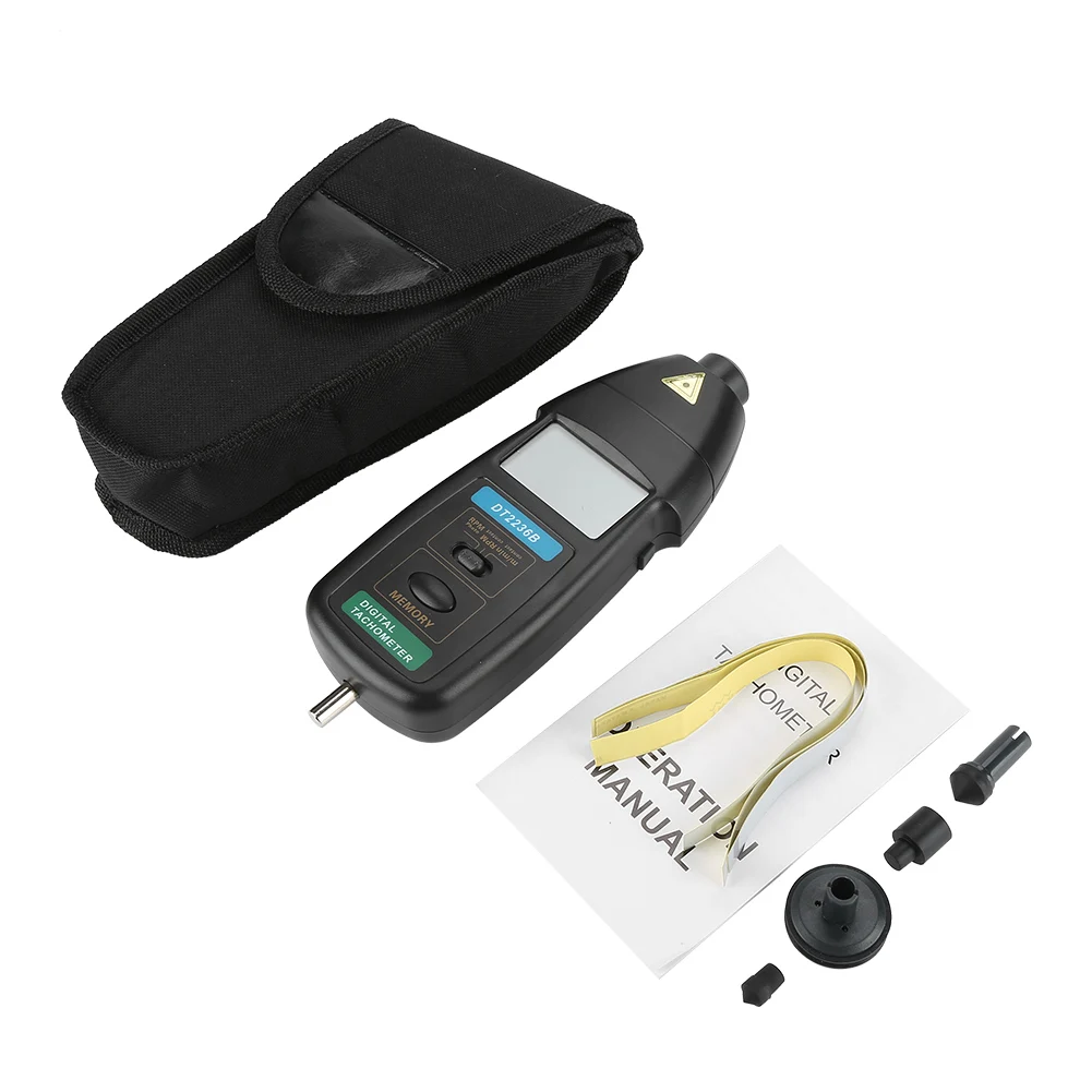 

Professional Photo/Contact Tachometer Handheld LCD Digital Tach Meter Tester DT2236B Tach§ Tach§ Tach§ Tach§ Tach§ Tach§