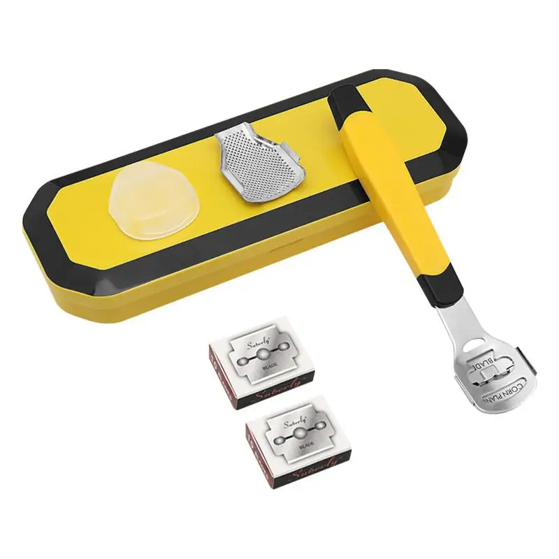 

5Pcs/set Stainless Steel Foot Shaver Set Heel Feet Skin Shaver Cuticle Cutter Remover Rasp Pedicure Razor Portable Foot Care