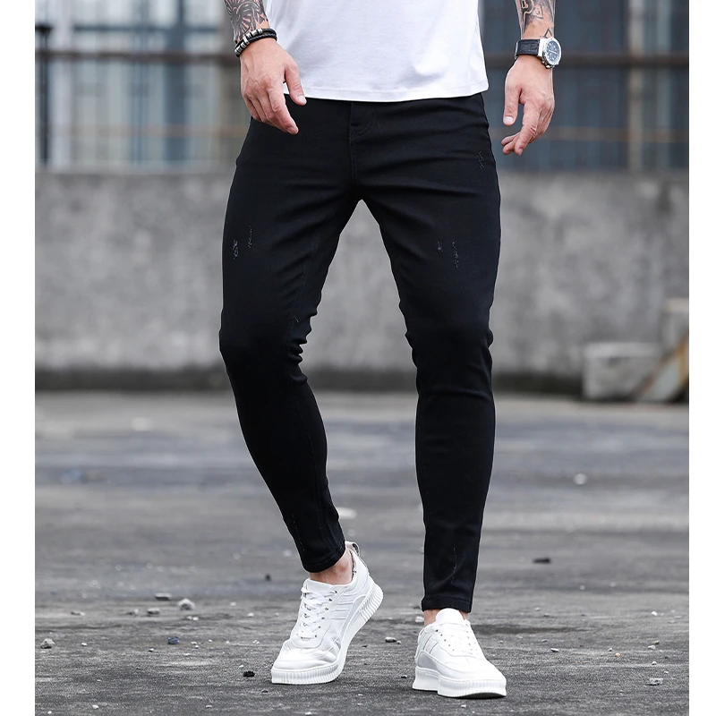 Men's Stretch Skinny Jeans 2023 Black High Quality Classical Denim Trousers  Men Clothing Jeans For Men Fashion Streetwear Pants