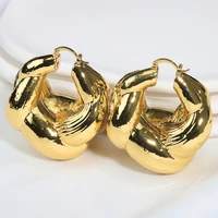 new style earrings for women gold plated drop earrings irregular metal jewelry luxury christmas valentines party gifts