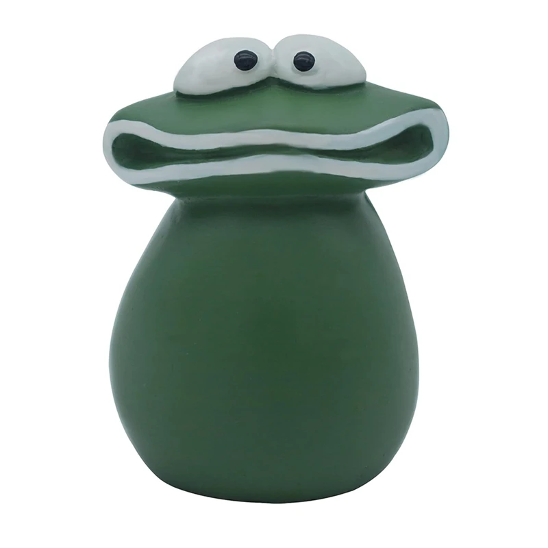 Frog Statue Resin Big Mouth Statues Waterproof Handmade For Garden Home Decoration Funny Yards Decorations Easy Install S