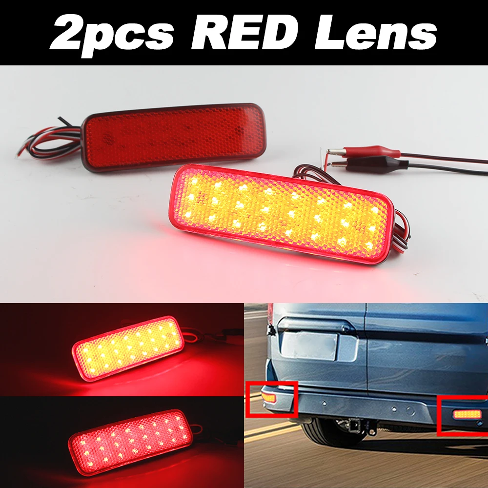 

2x светодиодный отражатель заднего бампера стоп-сигнал для Ford Transit Custom Connect TOURNEO 13-up 1778456 , 1778457 ,BK21515C0AA,BK21515B0AA