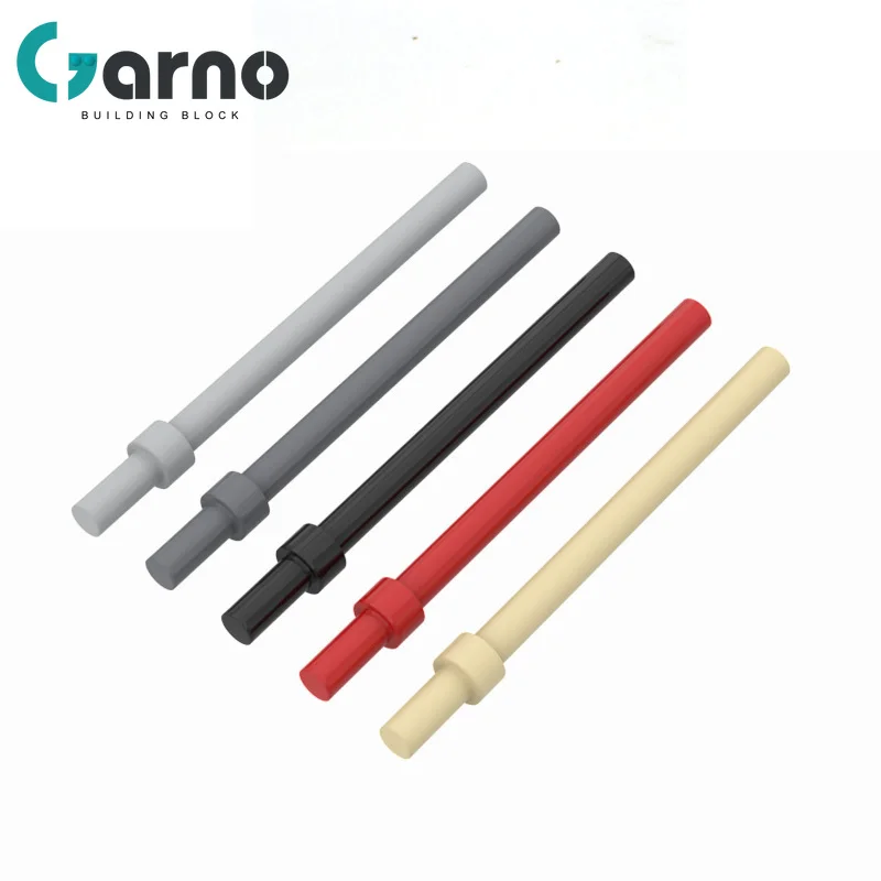 

Garno 10pcs Assembles Particles Parts 63965 18274 Bar 6L with Stop Ring for Building Block Parts DIY Educational Toys for Boys