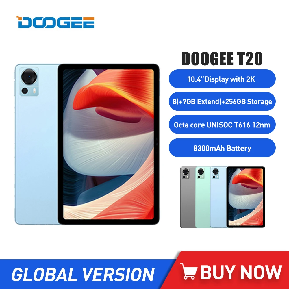 DOOGEE T20 Tablet 8GB+256GB 10.4