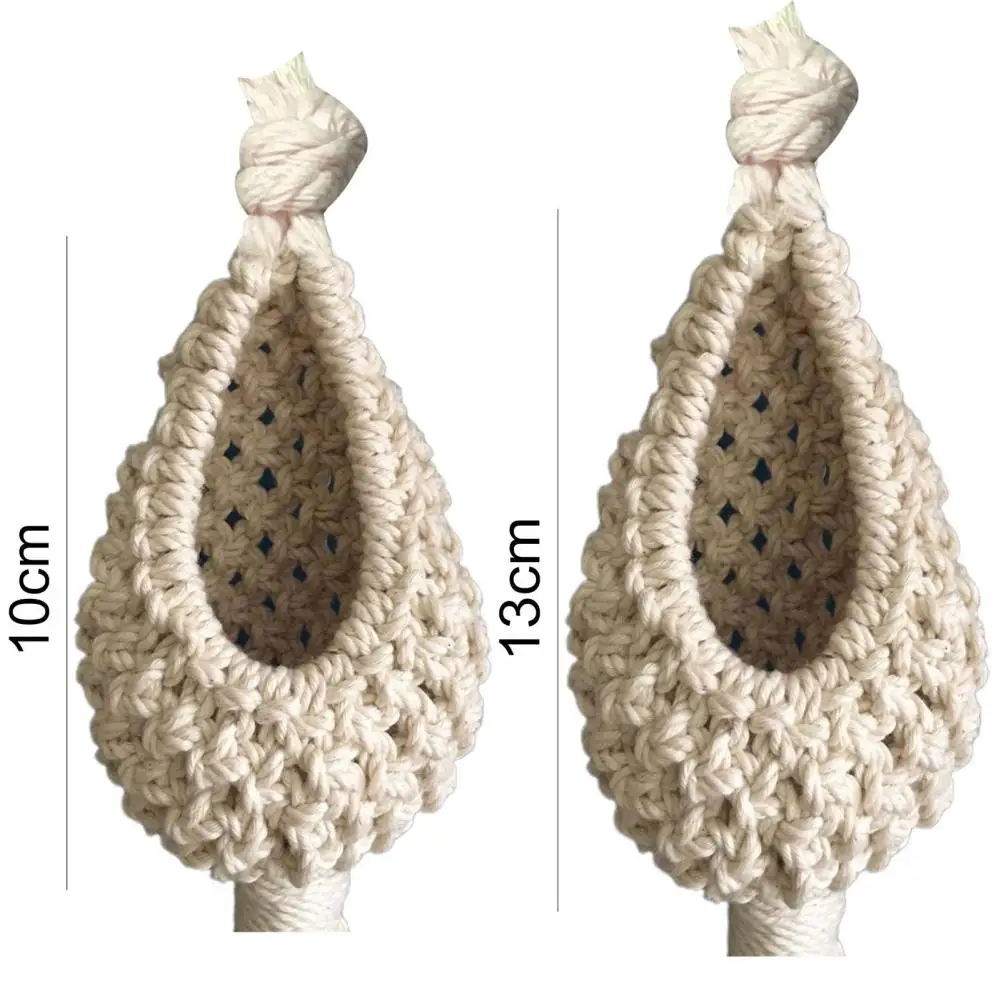 

Flower Basket Breathable Hanging Basket Cotton Reusable Unique Pineapple Cotton Tapestry Net Bag