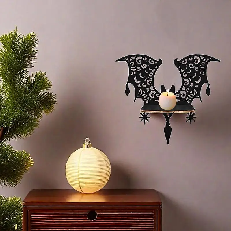 Настенная полка летучая мышь жуткая настенная стена практичная для демонстрации