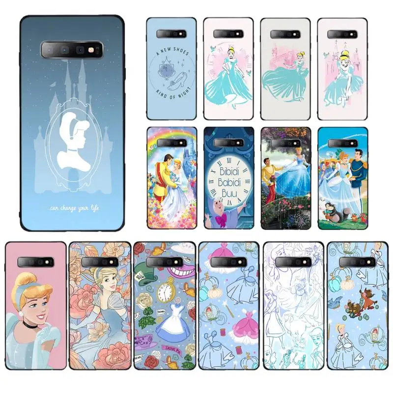 

Disney Cinderella Phone Case for Samsung S10 21 20 9 8 plus lite S20 UlTRA 7edge