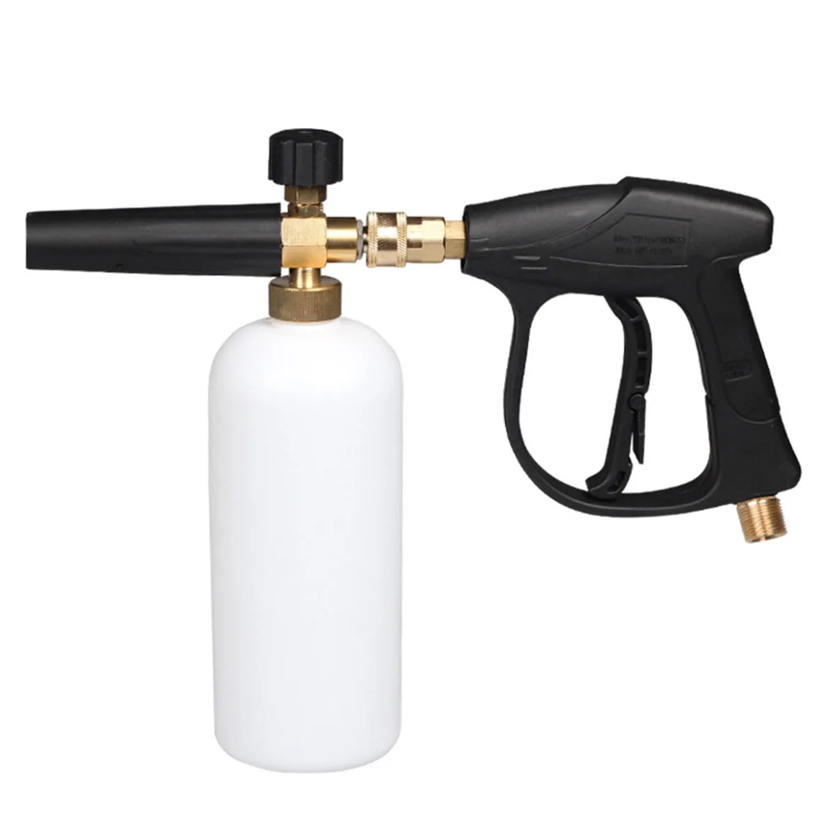 

High Pressure Snow Foam Washer Gun Adjustable Soap Sprayer with 1L Snow Suds Bottle for Car Cleaning High Pressure Snow Foam