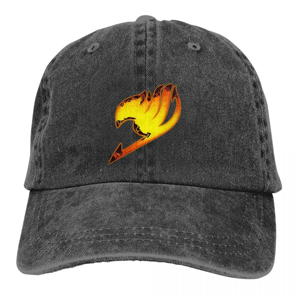 

Pure Color Dad Hats Fire Guild Logo Women's Hat Sun Visor Baseball Caps FAIRY TAIL Natsu Dragneel Anime Peaked Cap