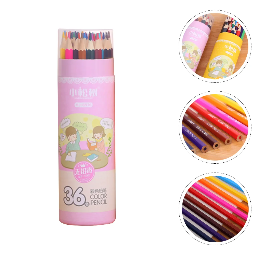

36PCS Creative Portable Practical Color Pencil for Kids Students Children