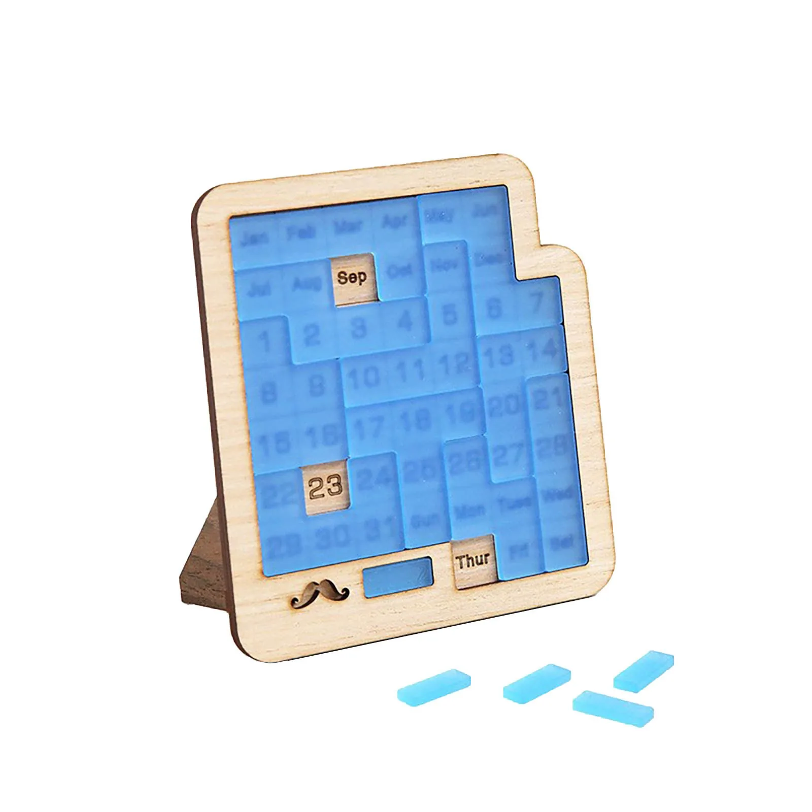 Пазл с календарем для детей и взрослых деревянный пазл датой 365 +