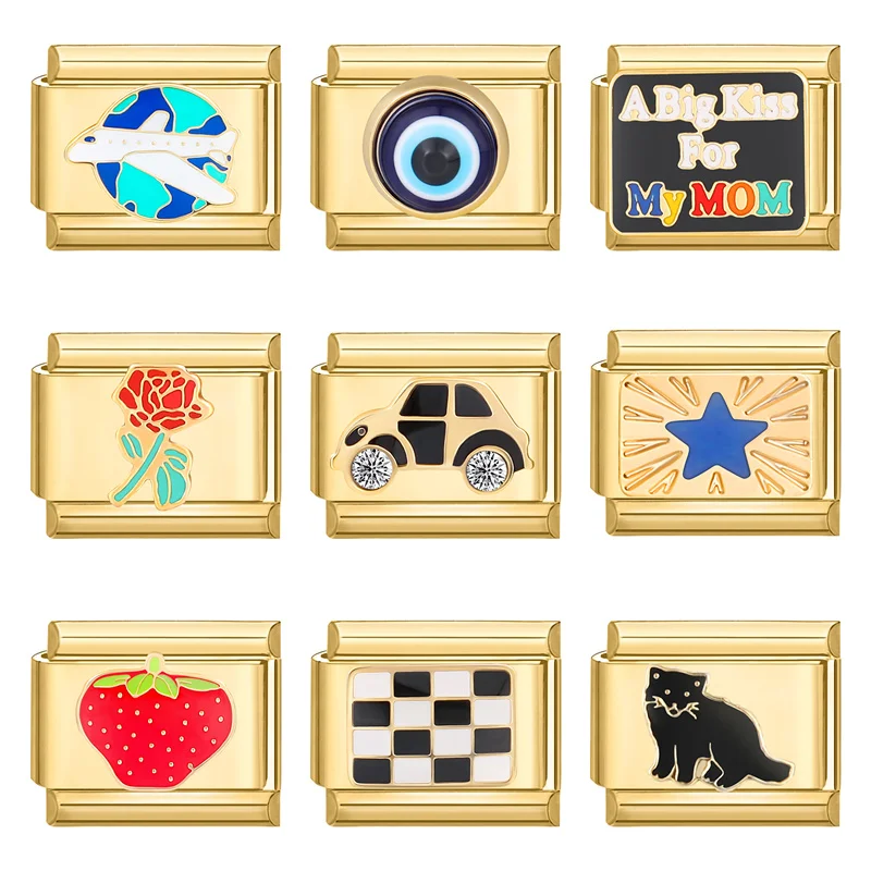 Youvelst очаровательный браслет в стиле ретро красочный цветок Бабочка итальянские