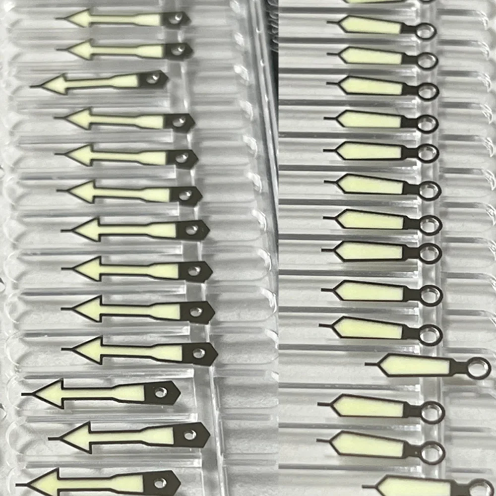 Watch Modify Parts SKX007/009 Stainless Steel/Golden Color Green Luminous Watch Hand Suitable For NH35/36 Automatic Movement