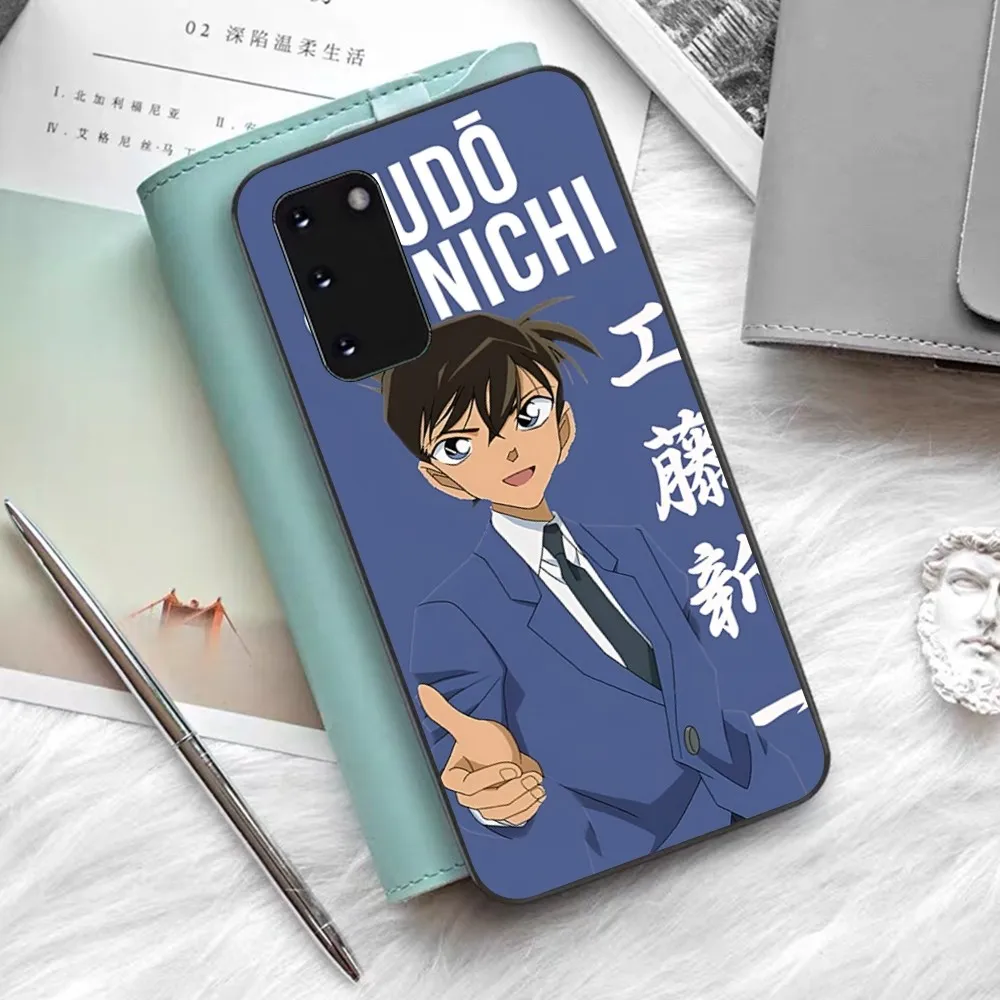 Чехол для телефона D-Detective C-Conan Samsung S 9 10 20 21 22 23 30 23plus lite Ultra FE S10 Lite Fundas