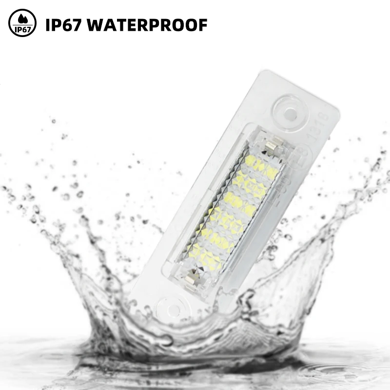 VW Touran Golf Caddy MK5 T5 Passat SKODA Светодиодные Фонари Номерного Знака 12 В