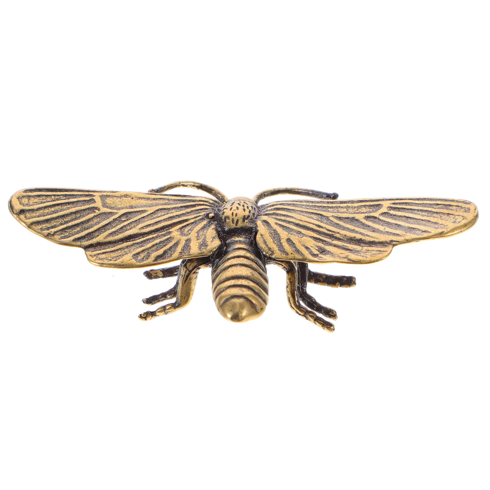 

Desktop Miniature Bookshelf Vintage Brass Dragonfly Sculpture Brass Dragonfly Statue