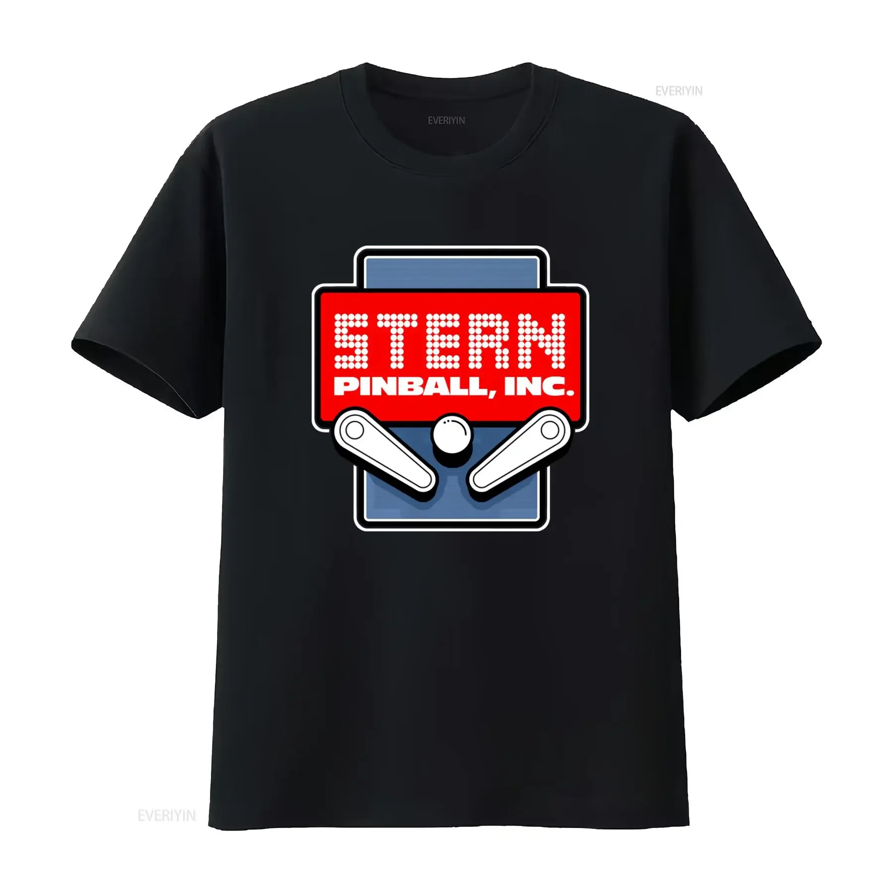 Фото Футболка с логотипом Stern Retro Arcade Gamer Pinball, классический дизайн для энтузиастов, винтажная, повседневная, мягкая, стильная, с графическим принтом №1