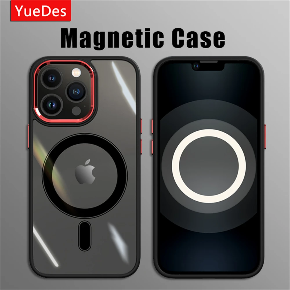 

Роскошный ударопрочный чехол для телефона с анимацией Magsafe для iphone 13 12 Pro Max Iphon 11 promax, магнитные Чехлы для беспроводной зарядки