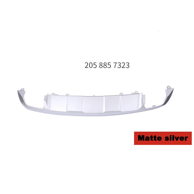 A 2048857423 2048857323 Задний бампер хромированная отделка спойлер диффузор для Mercedes Benz GLK