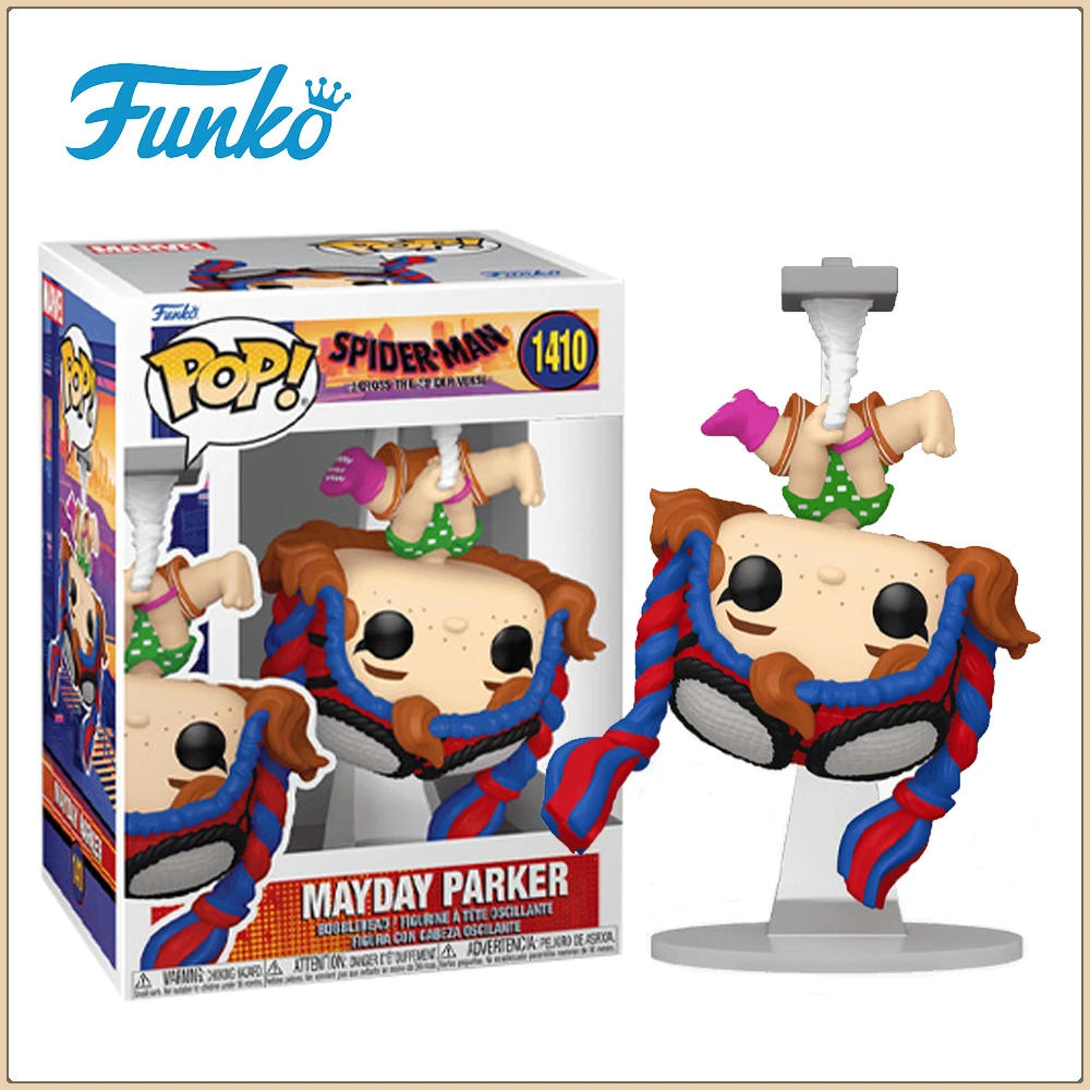 Funko POP Человек-паук: Across The Spider-Verse Фигурки Mayday Parker Marvel Ролевая крутая модель куклы