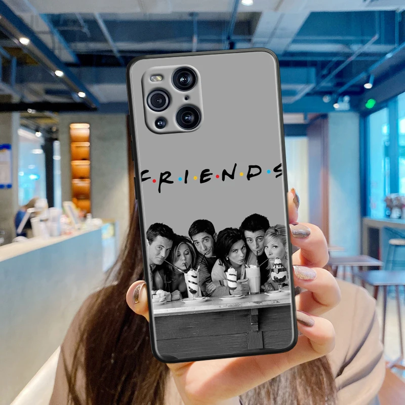 friends tv show for oppo find x3 x2 k9 f19 r17 pro neo lite k5 k3 silicone soft black phone capa coque fundas free global shipping