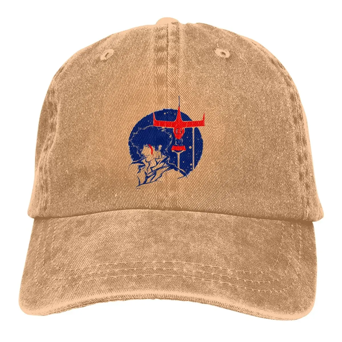 

Washed Men's Baseball Cap Goodbye Trucker Snapback Caps Dad Hat Cowboy Bebop Spike Anime Golf Hats