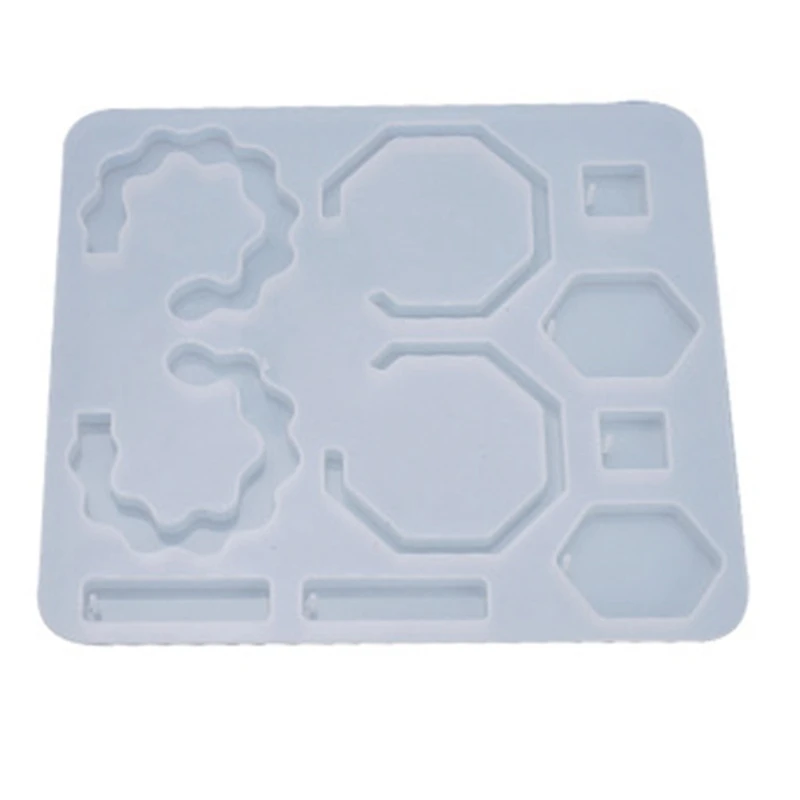 

DIY Earring Resin Mold, Handmade Dangling Earring Silicone Mold, UV Epoxy Mold, Used For Jewelry Making Tools