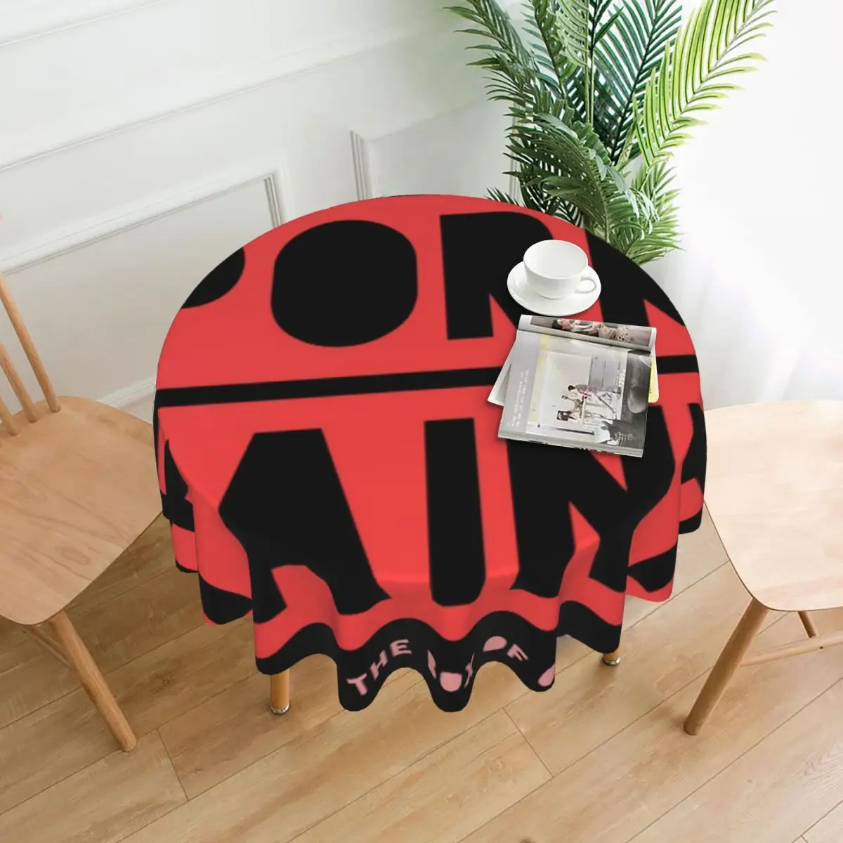 

Приготовьте свою скатерть из свинины, диаметр 60 дюймов, 152 см, устойчивая к морщинам декоративная рамка, отличный подарок