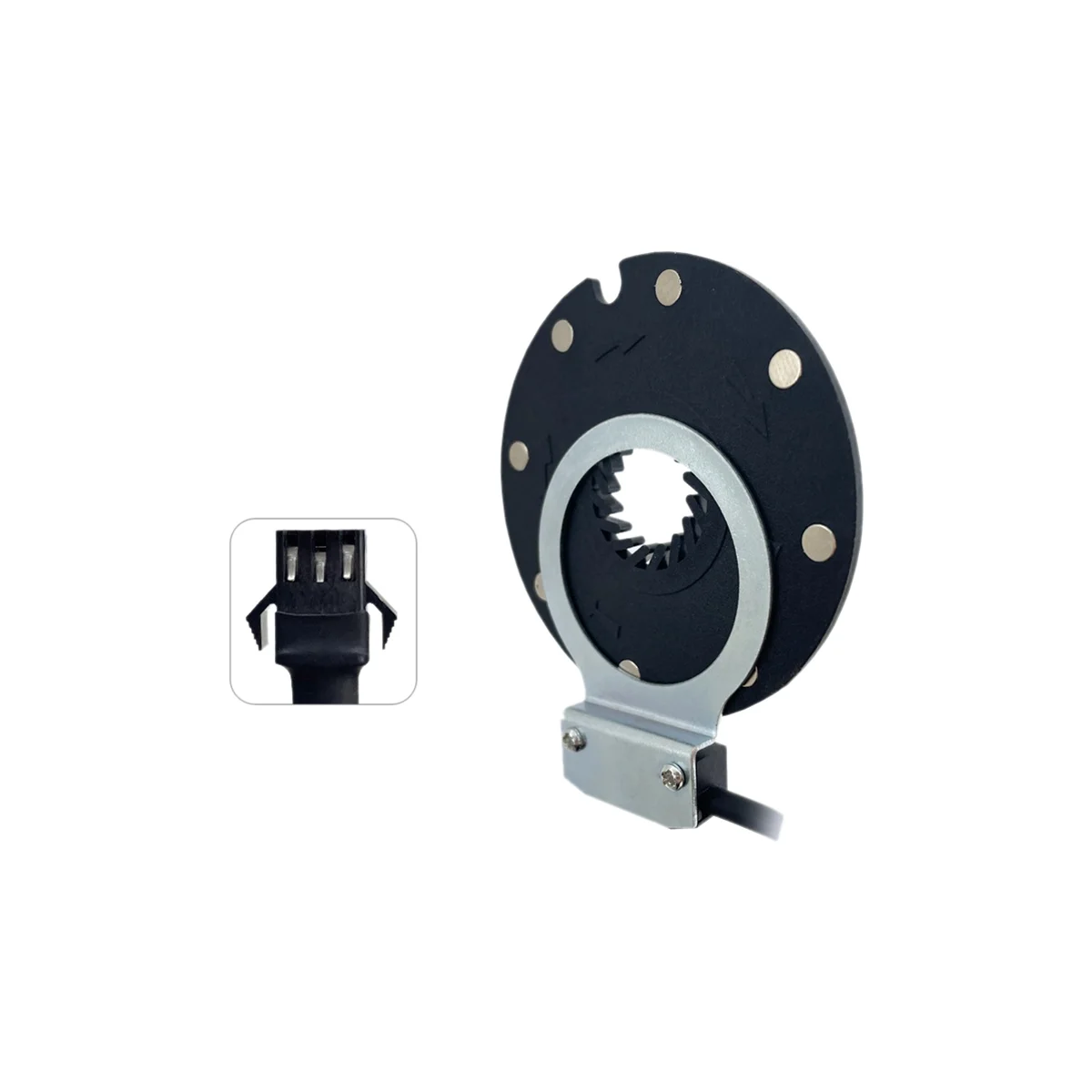 

Магнитный датчик мощности для электрического велосипеда, 36/48 В, вспомогательный датчик педали, магнитные двойные датчики Холла, система PAS