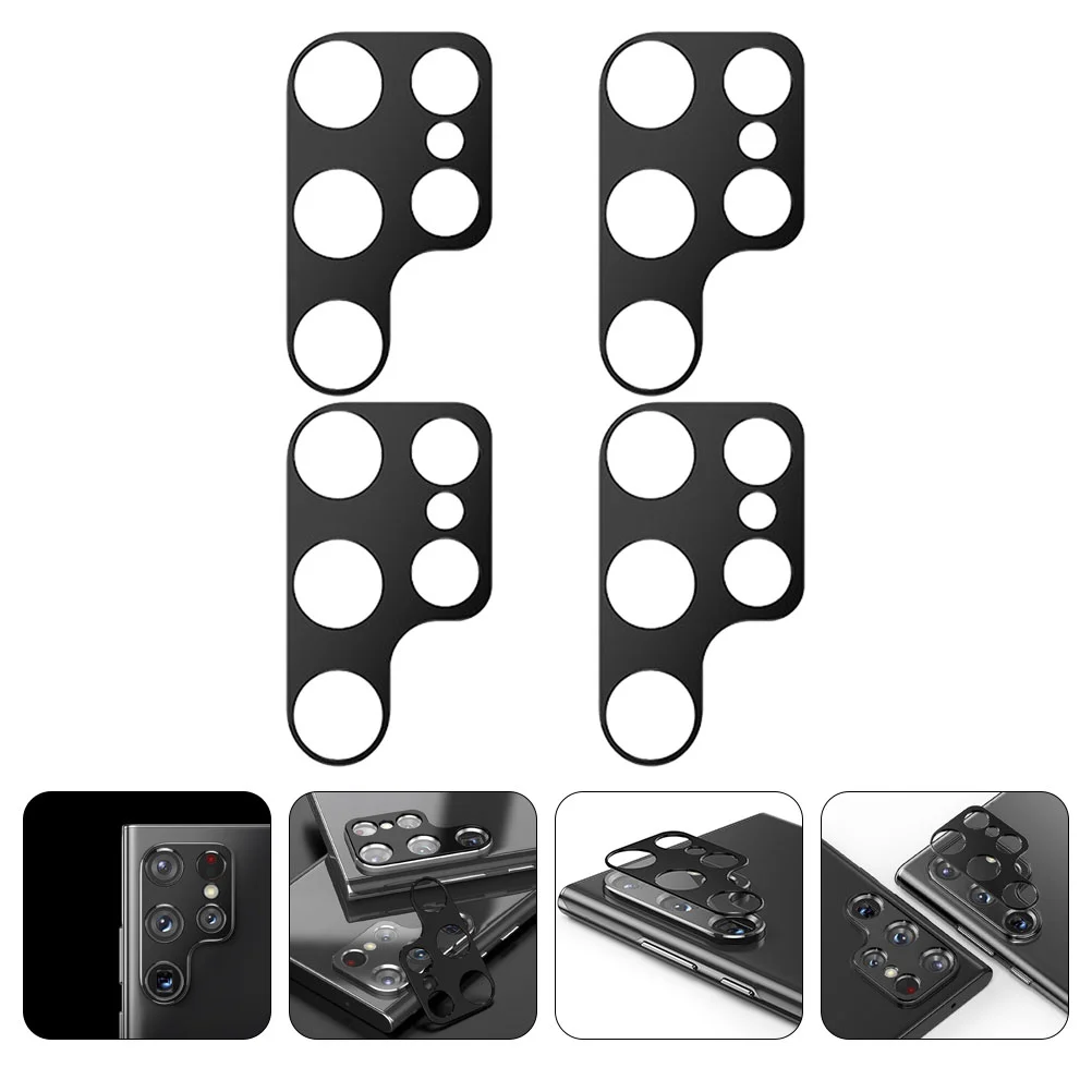 

4pcs Camera Lens Films Phone Lens Protectors Compatible for Galaxy S22ultra