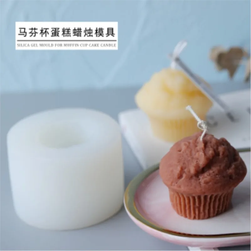 

PRZY Muffin Cup Cake Candle Mould Mold Silicone Soap Molds Gypsum Chocolate Scented Candle Molds Clay Resin Eco-friendly