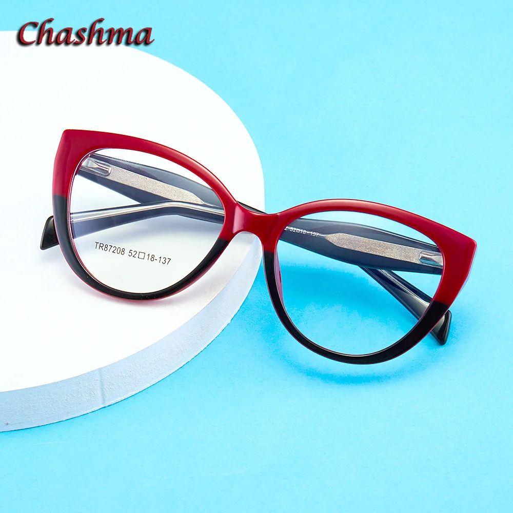 

Женские леопардовые очки Chashma, очки кошачий глаз по рецепту, Модные оптические очки, женские линзы с защитой от синего света