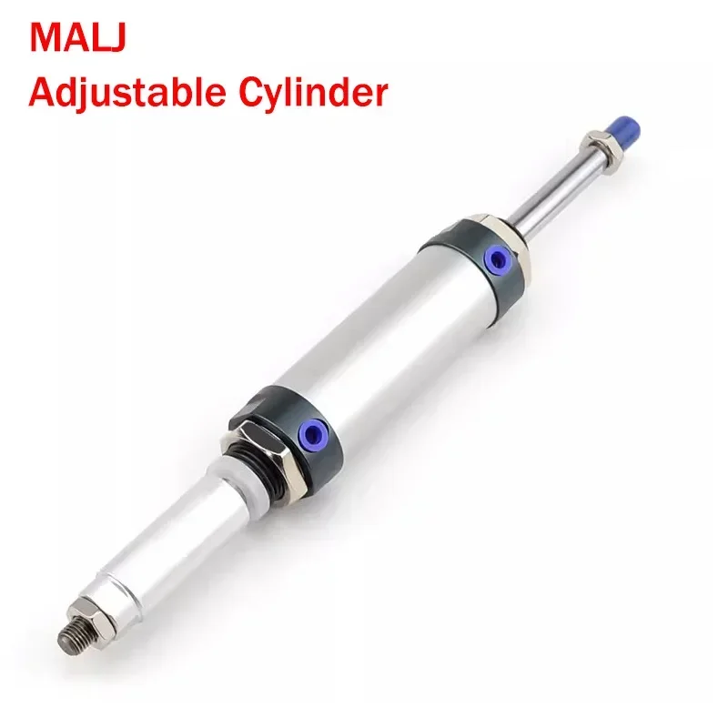 

Маленькие мини-цилиндры с регулируемым ходом пневматического цилиндра серии MALJ MALJ16/20/25/32/40X25*50X75X100X125X150X200-50