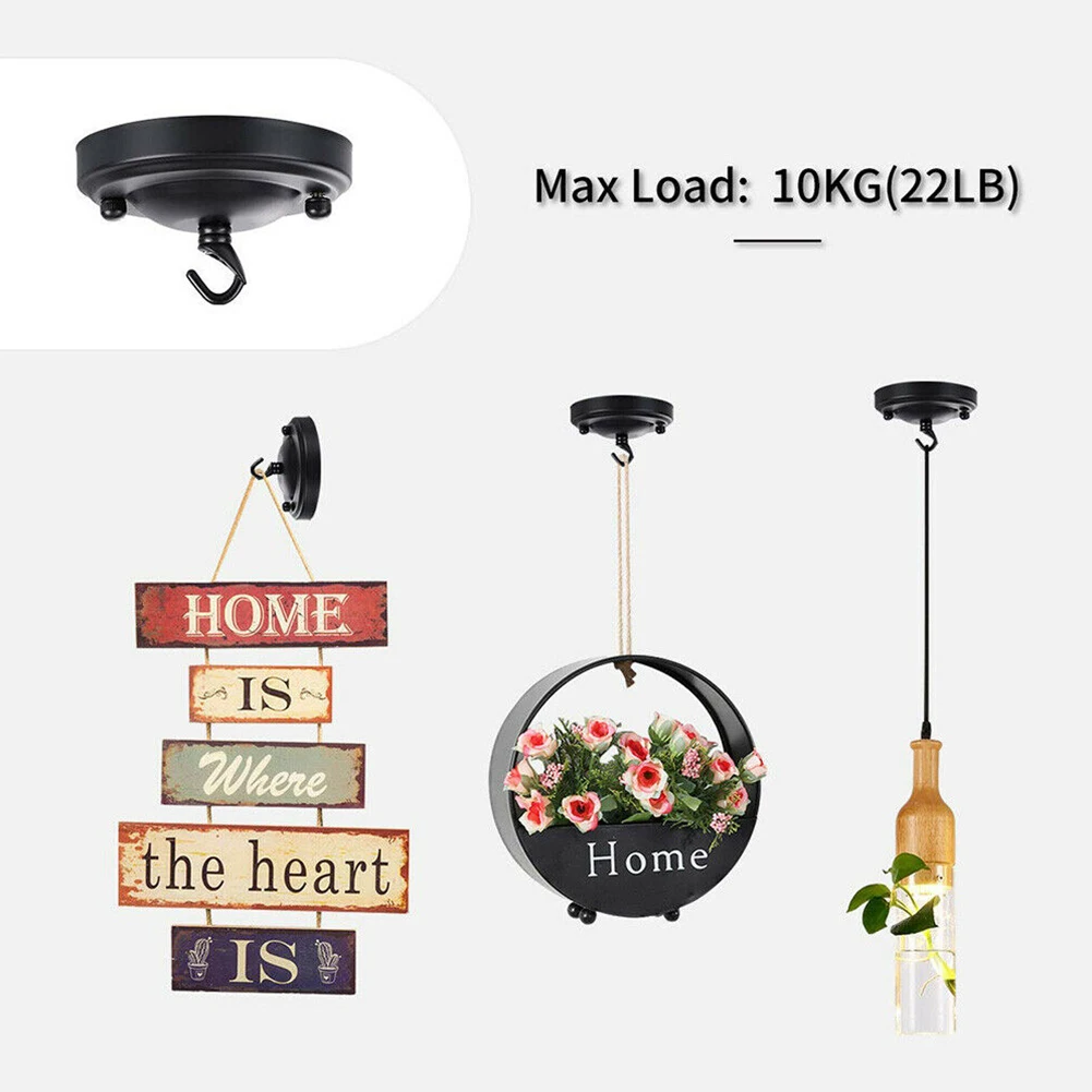 

Lamp Parts Ceiling Plate Holder 10.5*6cm Iron Living Room Pendant Plate Replacement Rose 1pcs Bar Cafe Chandelier