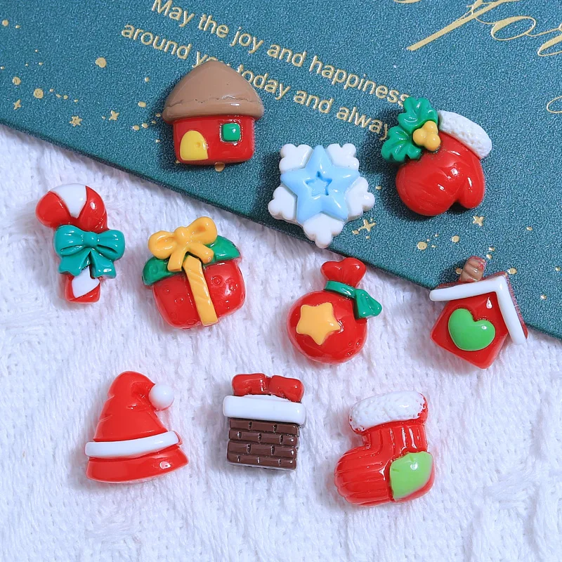 10 шт. новые милые рождественские фотообои из смолы