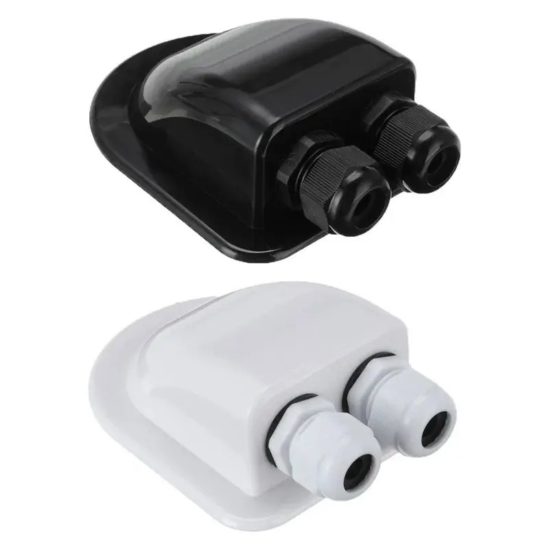 

Dual Wire Entry Gland Box Solar Panel Roof Wire Entry Gland Box Camper Accessories Caravans Cars Junction Boxes Motorhomes
