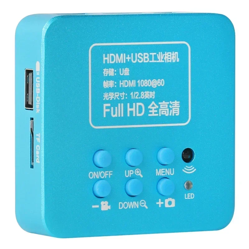 SONY IMX307 Промышленная цифровая 1080P VGA HDMI USB-камера для видеомикроскопа + 130-кратный