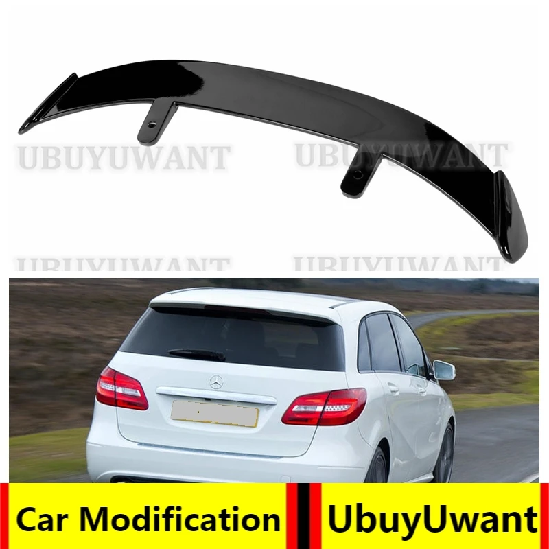 

Подходит для Mercedes Benz W246, W245, B200, B45, AMG 2009-2018, спойлер из АБС-пластика и углеволокна, внешний вид, крыша, заднее крыло, корпус, аксессуары