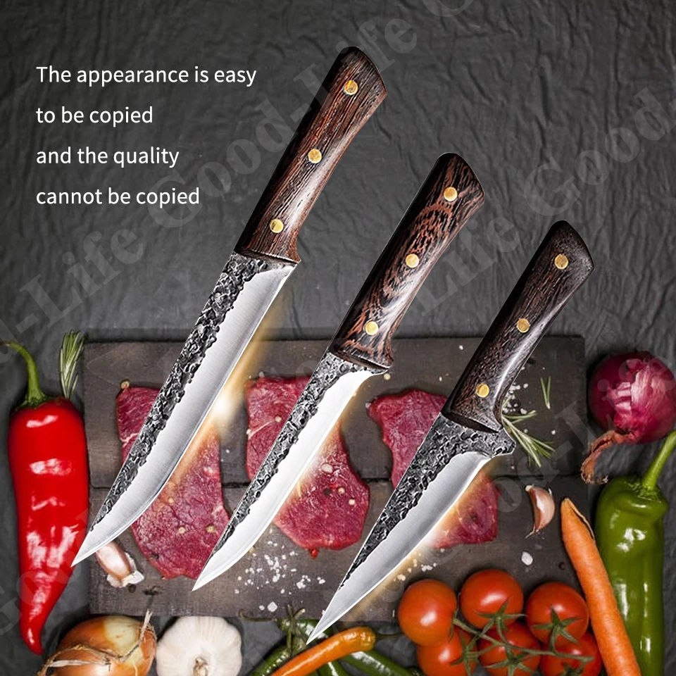 

Stainless Steel kitchen knife hand forged Boning Knives Chef Knife for Meat Bone Fruit Fish Vegetable Butcher Knife Cleaver