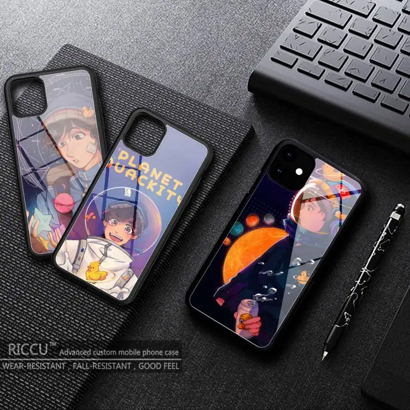 

Quackity Fanart Phone Case Rubber for iPhone 13 12 11 Pro Max mini XS 6s 8 7 Plus X XR iphone 13 14 love phone Covers
