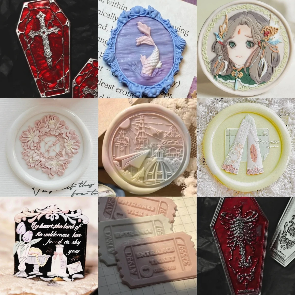 Новая головка с огненной печатью тонкая резьба милый кубик Рубика часы