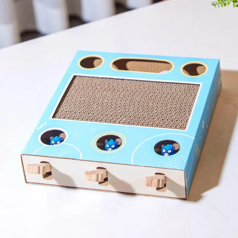 

Hamster Toys Solid Wood Non Toxic Durable Environmental Protection Safe Cat Care Products Scratching Post Corrugated Paper