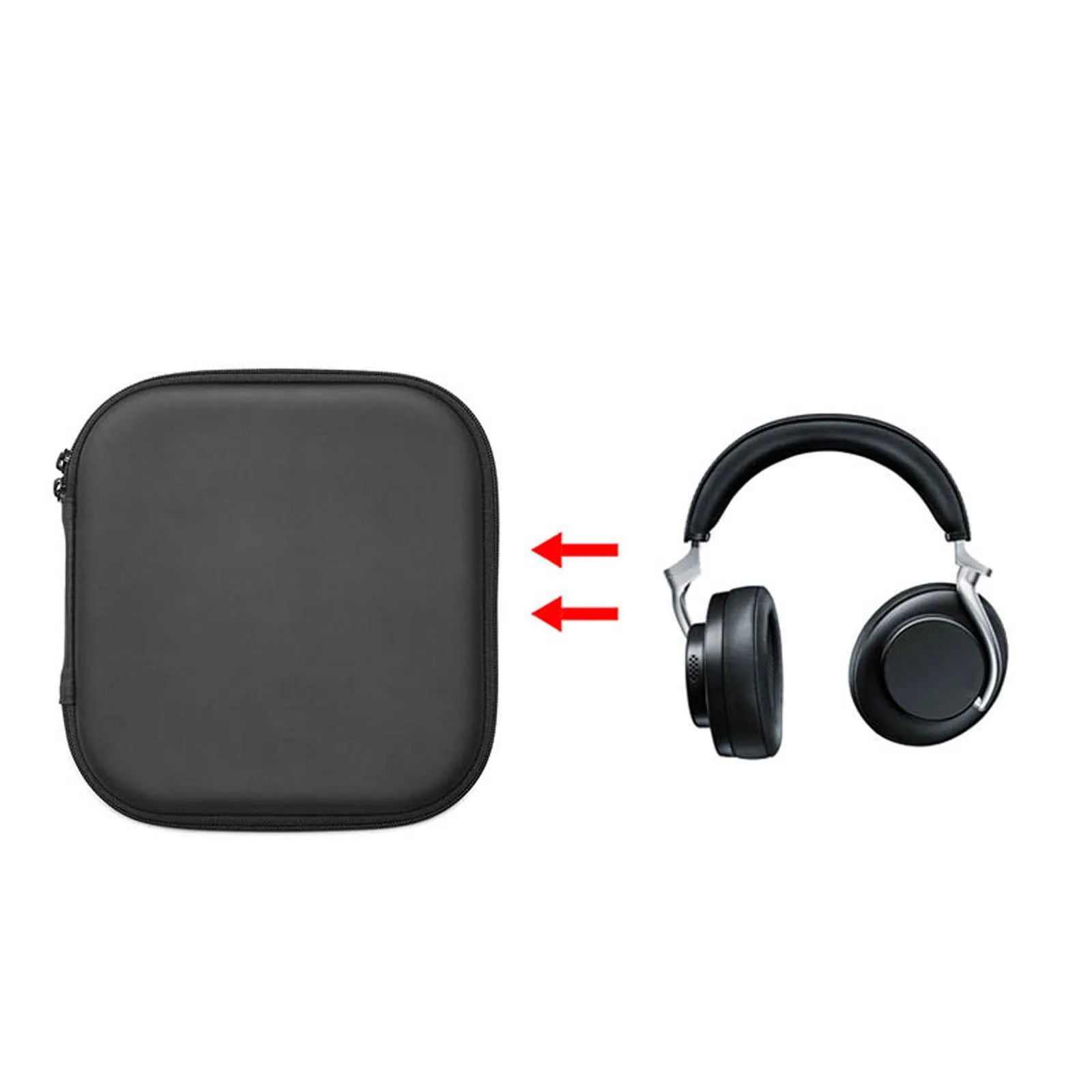 

Подходит для беспроводной Bluetooth-гарнитуры Aonic 50, водонепроницаемая Портативная сумка для хранения гарнитуры, совместимая с адаптером Iphone 3,5 ...