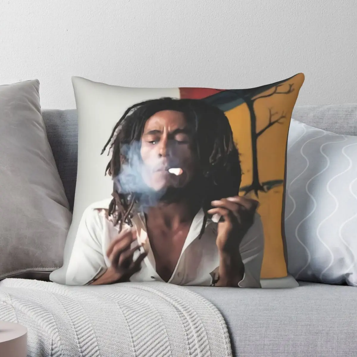 

Наволочка с постером Боб курительная наволочка из полиэстера и льна бархатная наволочка с принтом на молнии для дивана 45x45