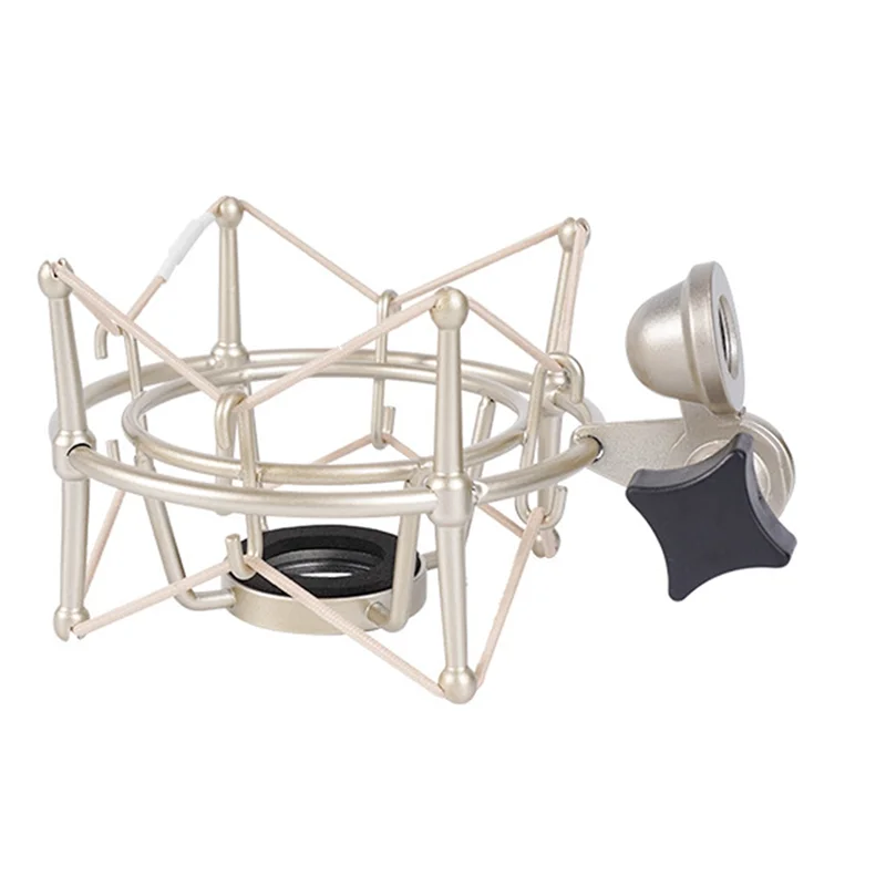 

Подставка для микрофона TLM103, металлический амортизирующий кронштейн, регулируемое крепление, цвета шампанского