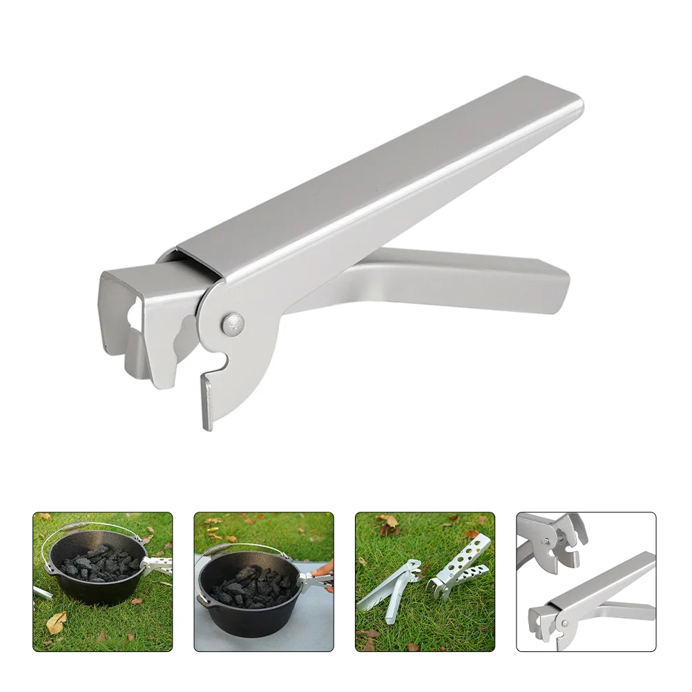 

Gripper Pan Hot Pot Clip Holder Pizza Tongs Anti Camping Scald Bowl Tray Cookware Retriever Lifter Grate Grill Clips Handle